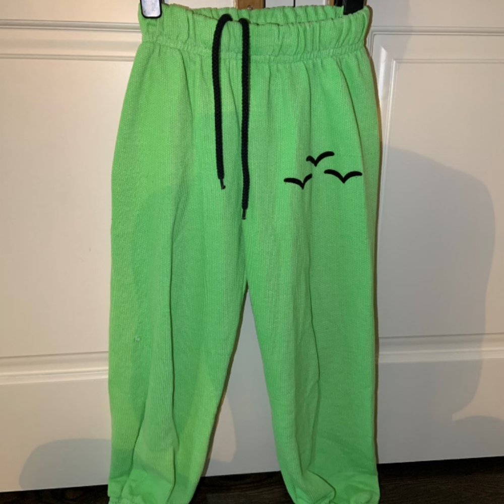 Neon Green Lazy Pants